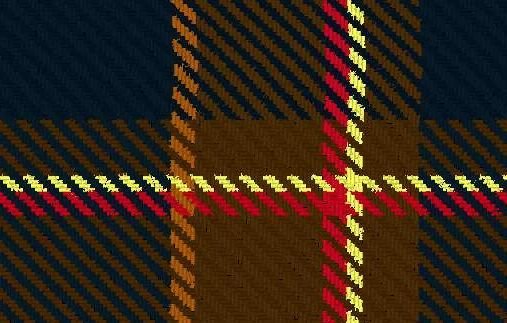 Image 3 of Aberdeen Mither Kirk Modern Single Width 16oz Heavyweight Tartan Wool Fabric