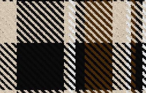Image 5 of Abergavenny Modern Double Width 11oz Lightweight Tartan Wool Fabric 