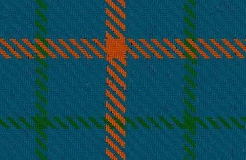 Image 4 of Abertay University Ancient Single Width 11oz Lightweight Tartan Wool Fabric