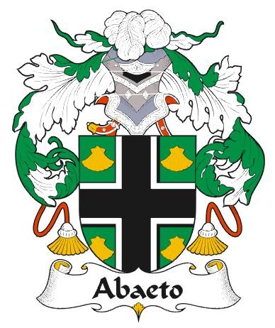 Image 0 of Abaeto Spanish Coat of Arms Large Print Abaeto Spanish Family Crest 