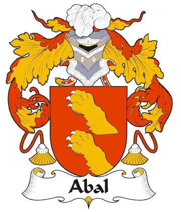 Image 0 of Abal Spanish Coat of Arms Print Abal Spanish Family Crest Print