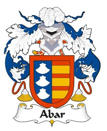 Image 0 of Abar Spanish Coat of Arms Print Abar Spanish Family Crest Print