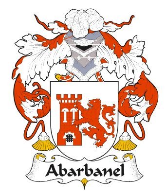 Image 0 of Abarbanel Spanish Coat of Arms Print Abarbanel Spanish Family Crest Print
