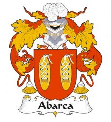 Abarca Spanish Coat of Arms Print Abarca Spanish Family Crest Print