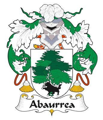 Image 0 of Abaurrea Spanish Coat of Arms Print Abaurrea Spanish Family Crest Print