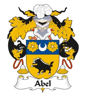 Image 0 of Abel Spanish Coat of Arms Print Abel Spanish Family Crest Print