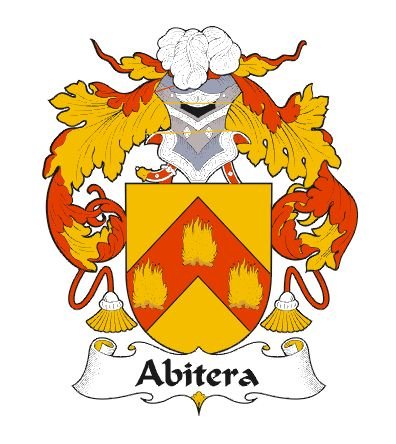 Image 0 of Abitera Spanish Coat of Arms Large Print Abitera Spanish Family Crest 