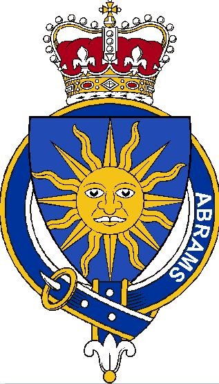 Image 1 of Abrams English Coat of Arms Large Print Abrams English Family Crest  