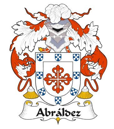 Image 0 of Abraldez Spanish Coat of Arms Print Abraldez Spanish Family Crest Print