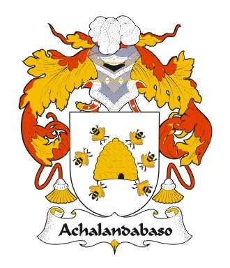 Image 0 of Achalandabaso Spanish Coat of Arms Print Achalandabaso Spanish Crest Print
