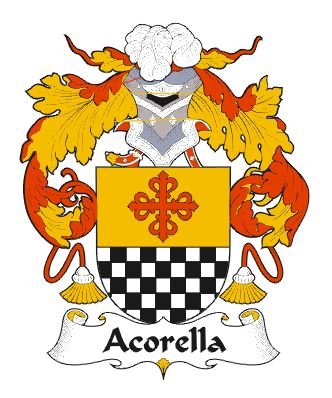 Image 0 of Acorella Spanish Coat of Arms Large Print Acorella Spanish Family Crest 