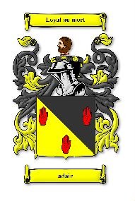 Image 0 of Adair Irish Coat of Arms Print Adair Irish Family Crest Print