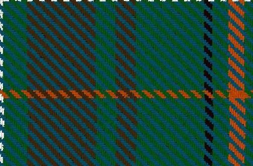 Image 3 of Adams Modern Double Width 11oz Lightweight Tartan Wool Fabric 