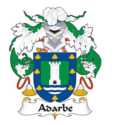 Image 0 of Adarbe Spanish Coat of Arms Print Adarbe Spanish Family Crest Print