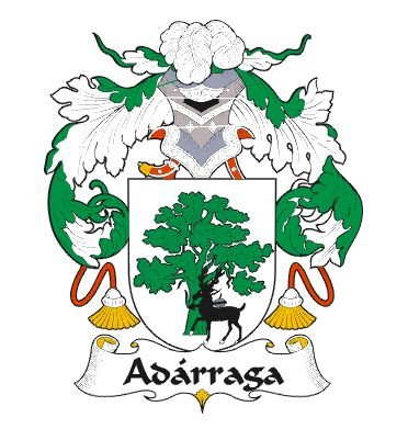 Image 0 of Adarraga Spanish Coat of Arms Large Print Adarraga Spanish Family Crest 