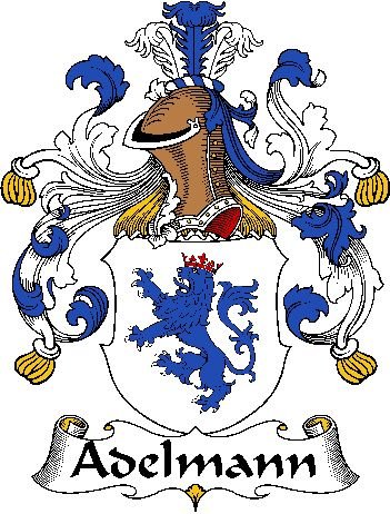 Image 0 of Adelmann German Coat of Arms Large Print Adelmann German Family Crest 