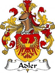 Adler German Coat of Arms Large Print Adler German Family Crest 
