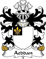 Aeddan Welsh Coat of Arms Large Print Aeddan Welsh Family Crest 