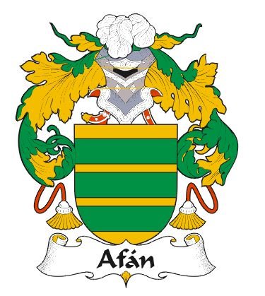 Image 0 of Afan Spanish Coat of Arms Large Print Afan Spanish Family Crest 