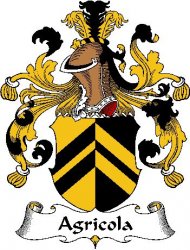 Agricola German Coat of Arms Large Print Agricola German Family Crest 