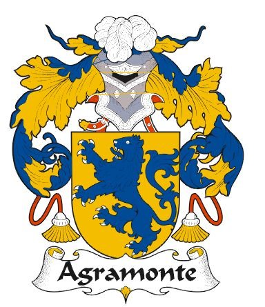 Image 0 of Agramonte Spanish Coat of Arms Print Agramonte Spanish Family Crest Print