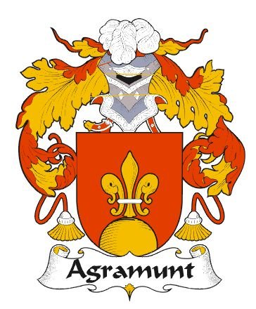 Image 0 of Agramunt Spanish Coat of Arms Print Agramunt Spanish Family Crest Print