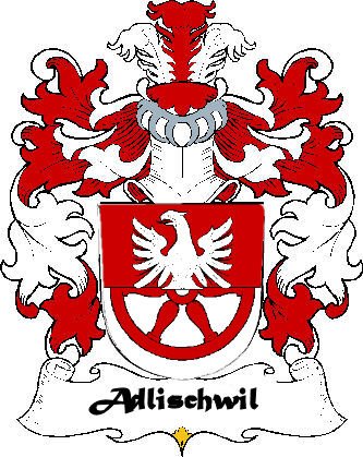 Image 0 of Adlischwil Swiss Coat of Arms Print Adlischwil Swiss Family Crest Print 