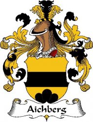 Aichberg German Coat of Arms Large Print Aichberg German Family Crest 