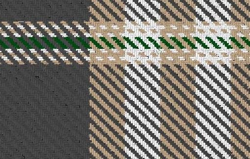 Image 5 of Ailsa Craig Modern Single Width 11oz Lightweight Tartan Wool Fabric