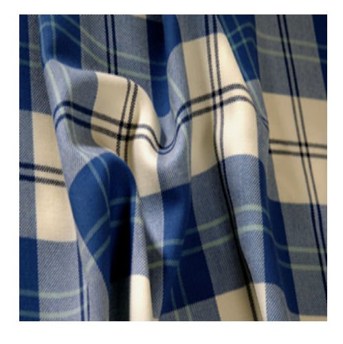 Image 1 of Ailsa Royal Blue Bruichheath Dancing 13oz Mediumweight Wool Tartan Fabric Swatch