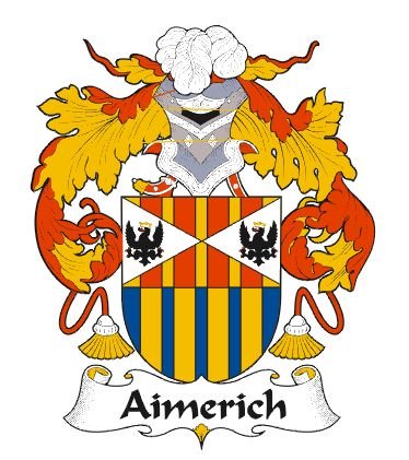 Image 0 of Aimerich Spanish Coat of Arms Print Aimerich Spanish Family Crest Print