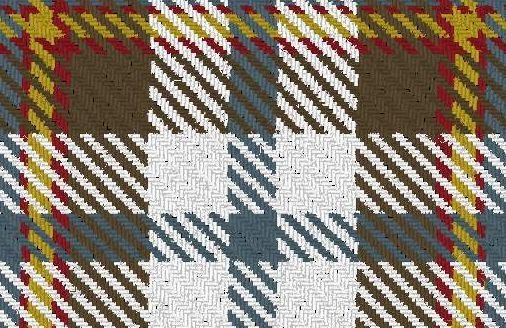 Image 2 of Ainslie Lake District Reproduction Single Width 4oz Tartan Pure Silk Fabric