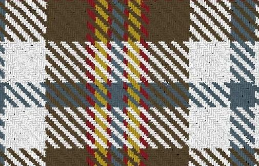 Image 4 of Ainslie Lake District Reproduction Single Width 4oz Tartan Pure Silk Fabric