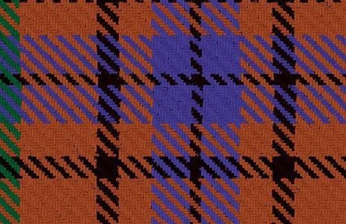 Image 4 of Aisteach Modern Single Width 4oz Tartan Pure Silk Fabric