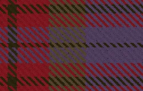 Image 4 of Aisteach Reproduction Single Width 4oz Tartan Pure Silk Fabric