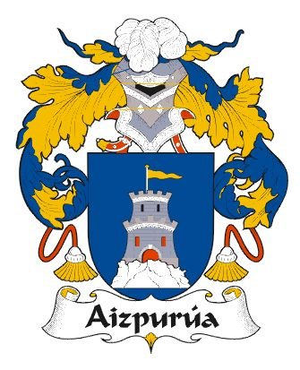 Image 0 of Aizpurua Spanish Coat of Arms Print Aizpurua Spanish Family Crest Print