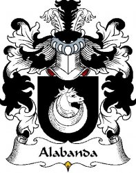 Alabanda Polish Coat of Arms Large Print Alabanda Polish Family Crest 