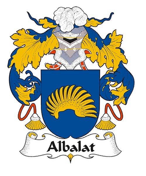 Image 0 of Albalat Spanish Coat of Arms Print Albalat Spanish Family Crest Print