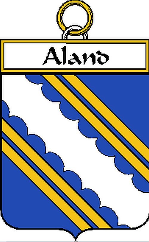 Image 3 of Aland Irish Coat of Arms Print Aland Irish Family Crest Print