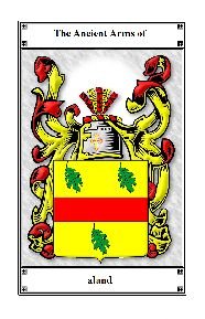 Image 2 of Aland Irish Coat of Arms Large Print Aland Irish Family Crest 