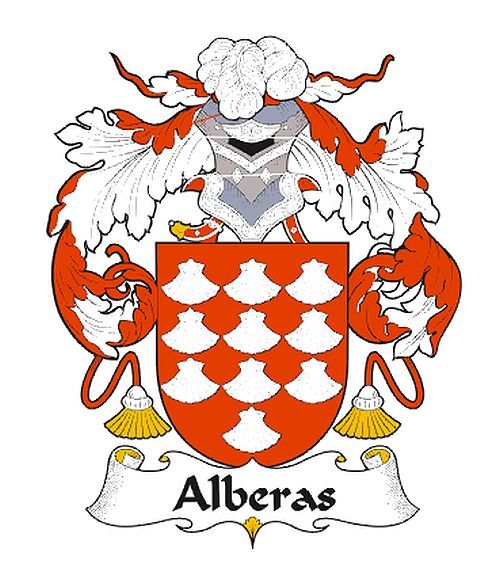 Image 0 of Alberas Spanish Coat of Arms Print Alberas Spanish Family Crest Print
