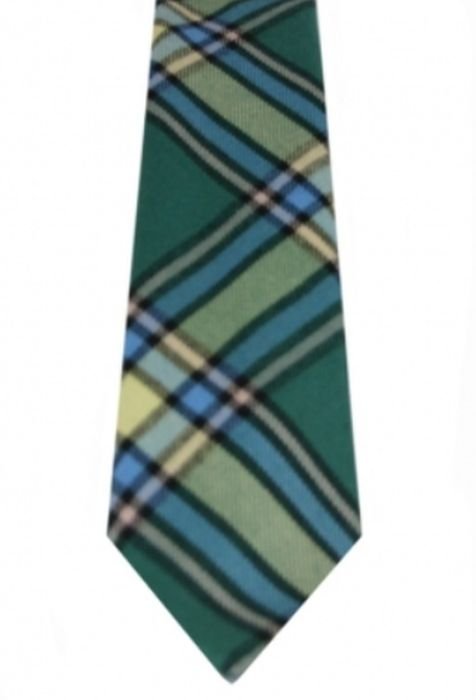 Image 3 of Alberta Canadian Tartan Lightweight Wool Straight Boys Neck Tie