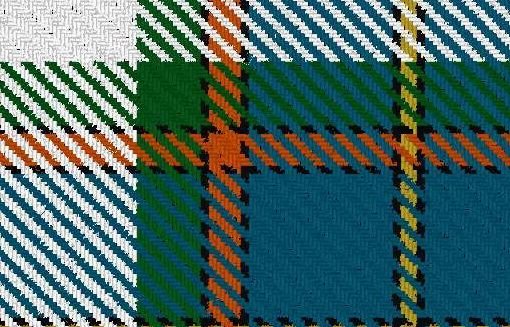 Image 2 of Alberta Dress Ancient Double Width 11oz Lightweight Tartan Wool Fabric 