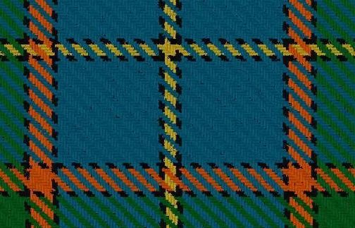 Image 3 of Alberta Dress Ancient Double Width 11oz Lightweight Tartan Wool Fabric 