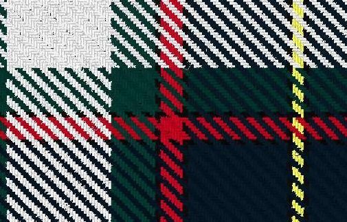Image 2 of Alberta Dress Modern Single Width 11oz Lightweight Tartan Wool Fabric