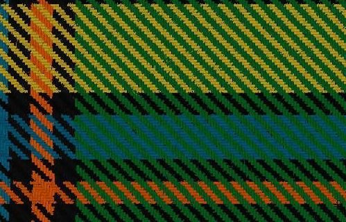 Image 4 of Alberta Provincial Ancient Double Width 11oz Lightweight Tartan Wool Fabric 