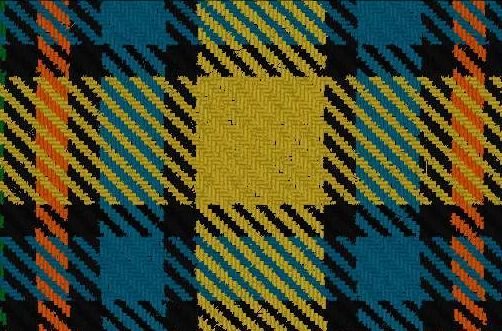 Image 5 of Alberta Provincial Ancient Double Width 11oz Lightweight Tartan Wool Fabric 