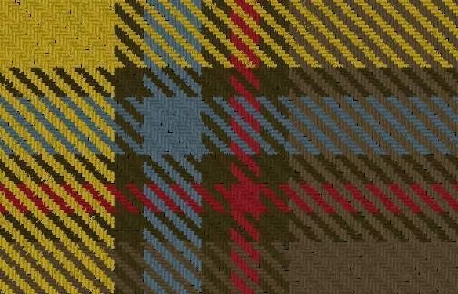 Image 2 of Alberta Provincial Reproduction Single Width 11oz Lightweight Tartan Wool Fabric