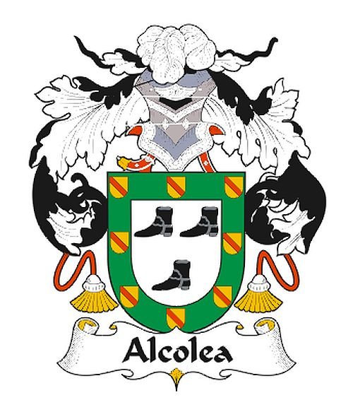 Image 0 of Alcolea Spanish Coat of Arms Print Alcolea Spanish Family Crest Print