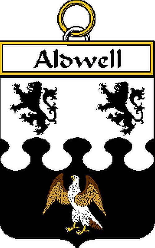 Image 0 of Aldwell Irish Coat of Arms Print Aldwell Irish Family Crest Print